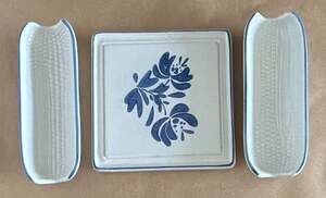 Pfaltzgraff Yorktowne Trivet And Corn Dishes